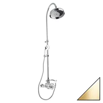 Душевая стойка Cezares Venezia VENEZIA-CD-T-03/24-Bi золото