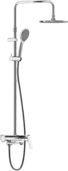 Душевая стойка Damixa Jupiter 977730000 хром, с полочкой