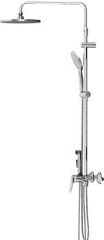 Душевая стойка Damixa Jupiter 977770000 с гигиеническим душем, хром