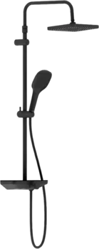 Душевая стойка Damixa Merkur 940730300 черная матовая