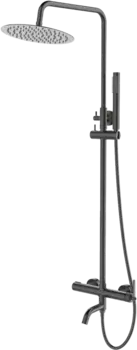 Душевая стойка ESKO Bangkok ST250BGGM оружейная сталь