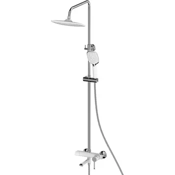 Душевая стойка Haiba HB24805-8, белый/хром