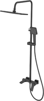 Душевая стойка Haiba HB24818-7 черная матовая