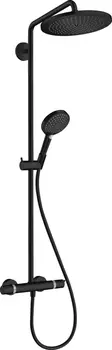 Душевая стойка Hansgrohe Croma Select S 280 1jet 26890670 с термостатом, черный