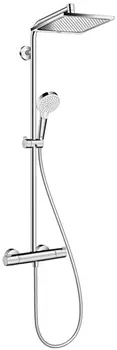 Душевая стойка Hansgrohe Crometta Е 240 1jet Showerpipe EcoSmart 27281000 9 л