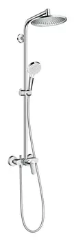 Душевая стойка Hansgrohe Crometta S 240 1jet Showerpipe EcoSmart 27269000 9 л