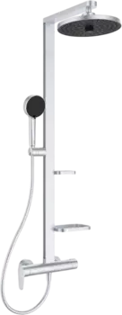 Душевая стойка Ideal Standard Alu+ BD584SI, silver