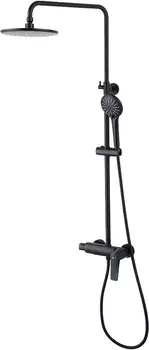 Душевая стойка Lemark Bronx LM3760BL черная