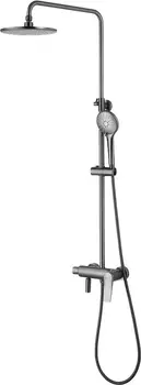 Душевая стойка Lemark Bronx LM3762GM графит