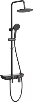 Душевая стойка Lemark Tropic LM7012BL черная