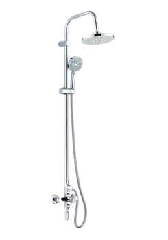 Душевая стойка Orange Push M01-911cr смеситель с кнопочным управлением