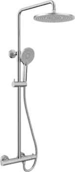 Душевая стойка Vincea Esse VSFS-1E0TCH с термостатом, хром