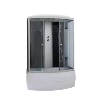 Душевой бокс Parly Classic CNE170 170х75х215 профиль хром, стекло тонированное