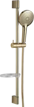 Душевой гарнитур AQUAme AQM8101BG шлифованное золото