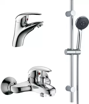 Душевой комплект Agger Proud A0831100 два смесителя + Душевой гарнитур Agger Wave