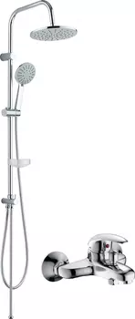 Душевой комплект Agger Proud A0893500 смеситель + Душевая стойка Agger Breeze