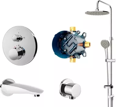 Душевой комплект Am.Pm Like 14 С ВНУТРЕННЕЙ ЧАСТЬЮ