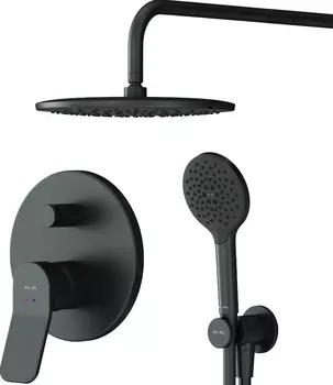 Душевой комплект Am.Pm X-Joy FB85A1RH22 С ВНУТРЕННЕЙ ЧАСТЬЮ, для душа, чёрный