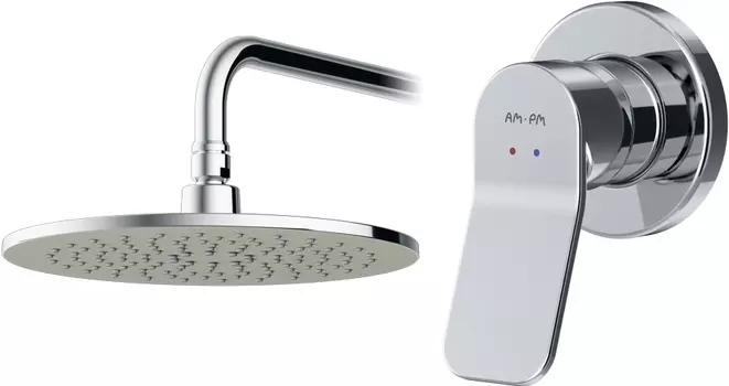 Душевой комплект Am.Pm X-Joy FB85A2R010 С ВНУТРЕННЕЙ ЧАСТЬЮ, для душа