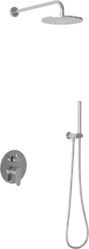 Душевой комплект Berges Wasserhaus Nardis 2R 071003 С ВНУТРЕННЕЙ ЧАСТЬЮ, хром /071003