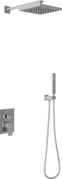 Душевой комплект Berges Wasserhaus Nardis 2S 071001 С ВНУТРЕННЕЙ ЧАСТЬЮ, хром /071001