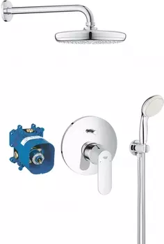 Душевой комплект Grohe Eurosmart Cosmopolitan 25183001 С ВНУТРЕННЕЙ ЧАСТЬЮ