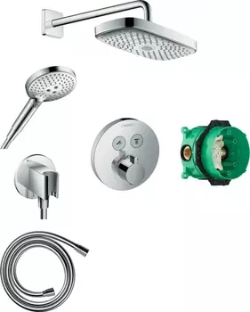 Душевой комплект Hansgrohe Raindance Select E 300 (2 jet) 27385000 + 26530000 + 26487000 + 28272000 + 15743000