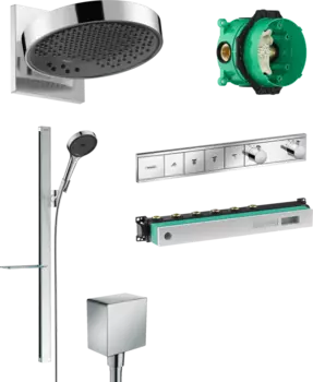 Душевой комплект Hansgrohe Rainfinity 250 (3 jet) 26232000 + 27671000 + 26455000 + 15382000