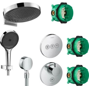 Душевой комплект Hansgrohe Rainfinity 360 (3 jet) 26234000 + 26852000 + 27506000 + 15742000 + 15745000