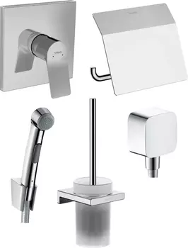 Душевой комплект Hansgrohe Vivenis 32128000 + 26457000 + 75615000 + 41752000 + 41753000