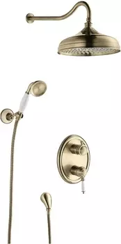 Душевой комплект Lemark Villa LM4829B С ВНУТРЕННЕЙ ЧАСТЬЮ, бронза