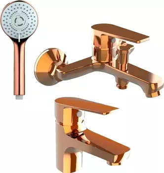 Душевой комплект Orange Loop M26-311rg розовое золото