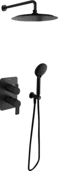 Душевой комплект Ramonsoler Blautherm 941502RP240NM С ВНУТРЕННЕЙ ЧАСТЬЮ, черный