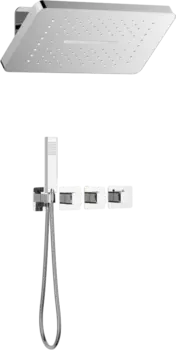Душевой комплект Timo Petruma SX-5249/00SM С ВНУТРЕННЕЙ ЧАСТЬЮ, с термостатом, хром