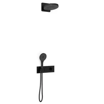 Душевой комплект Vincea Inspire VSFW-422TI1MB с термостатом, черный