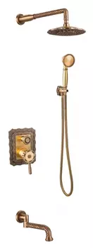 Душевой комплект Zorg Antic A 104DS-BR AZR 502 DS-7-1 BR / A 104DS-BR