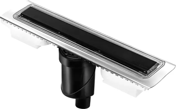 Душевой лоток Berges Wasserhaus C1 Norma 095036 50 см, черный