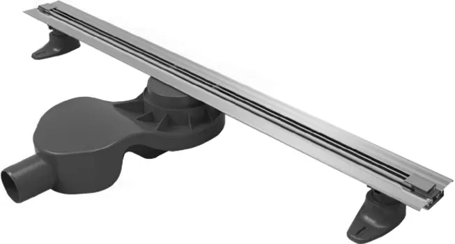 Душевой лоток Berges Wasserhaus Super Slim 090152 60 см матовый хром