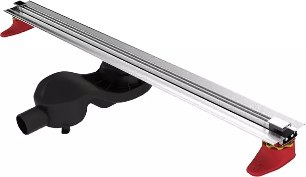 Душевой лоток Berges Wasserhaus Super Slim 500 матовый хром, боковой 090178