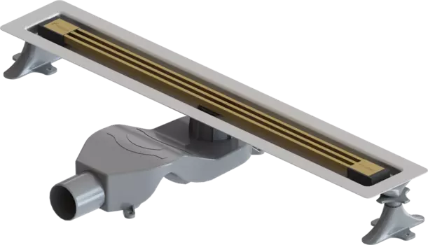 Душевой лоток Boheme B&T Infinity 60 см, матовое золото 981-60-MG