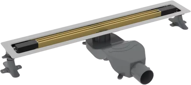 Душевой лоток Boheme B&T Infinity 80 см, матовое золото 981-80-MG