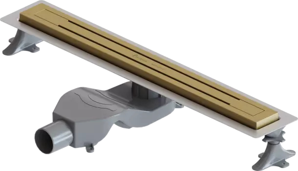 Душевой лоток Boheme Premium Trendy 60 см, матовое золото 983-60-MG