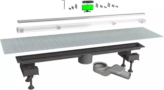 Душевой лоток Bonomini Canalissima 6825WX100SWZ 100 см