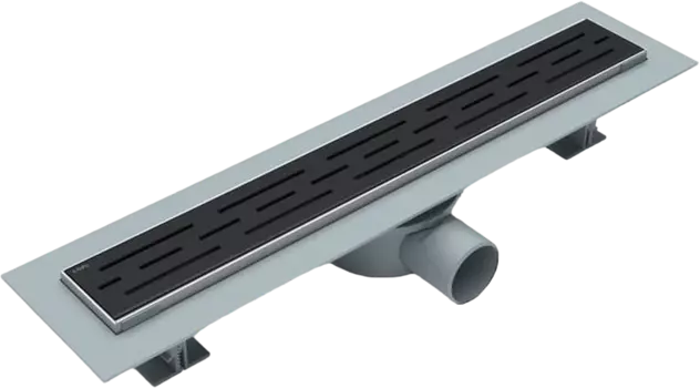 Душевой лоток Esbano Eco Rain 50 cм, матовый черный ESTRECORAIN50MB