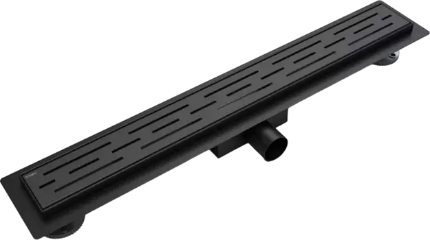 Душевой лоток Esbano Meta Rain 70 cм, матовый черный ESTRMETRAIN70MB