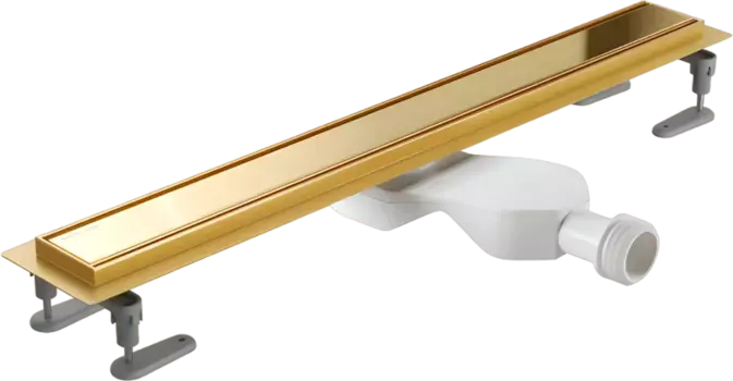 Душевой лоток Excellent Stilio Gold INEX.1515.800.R.GL 80 см, с декоративной решеткой