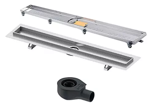 Душевой лоток Tece TECEdrainline 150 см под плитку с сифоном