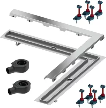 Душевой лоток TECE TECEdrainline 6 109 00 угловой 90х90 см комплект