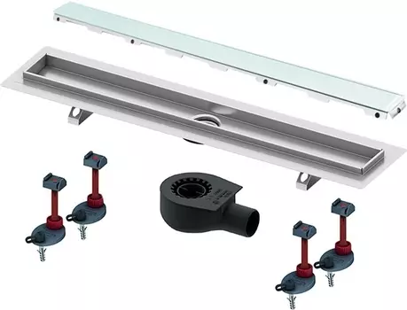 Душевой лоток TECE TECEdrainline 80 см стекло зеленое