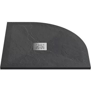 Душевой поддон из искусственного камня Vincea 90x90 VST-4SQ9090A чёрный